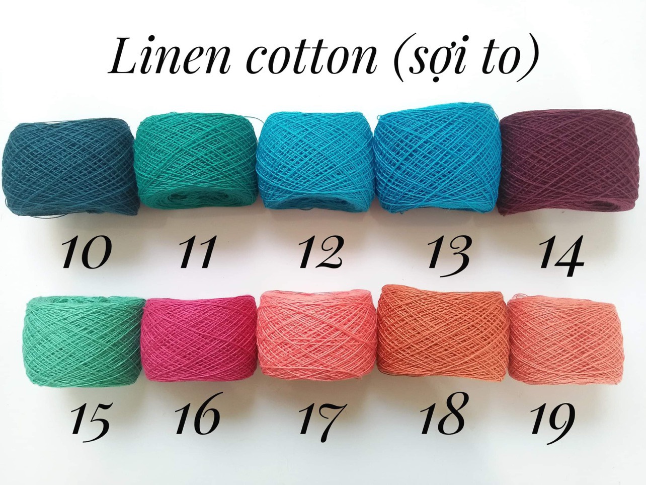 Linen sợi to 1