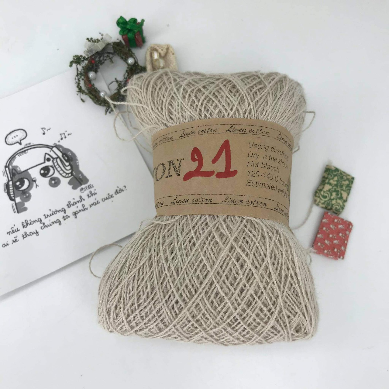 Sợi Linnen Cotton 21